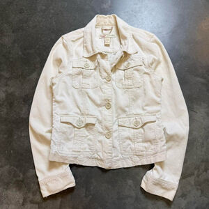 Vintage 2000s Abercrombie & Fitch Corduroy Cropped Jacket